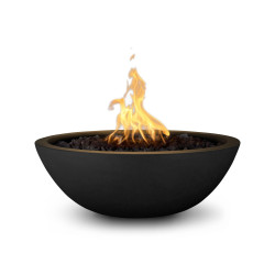 sedona gfrc fire bowl black