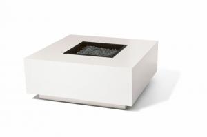 MIAMI- SQUARE-FIREPIT- WHITE